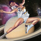 Saturn Queen // Skating in Space Coffee Mug Gallery Image 2