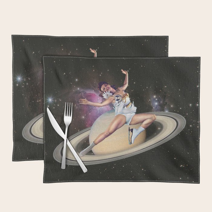 Saturn Queen // Skating in Space Placemat Gallery Image 1