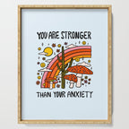 Stronger Than Your Anxiety Serving Tray Gallery Image 1