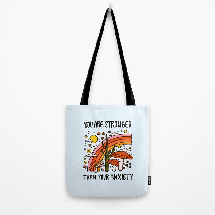 Stronger Than Your Anxiety Tote Bag Gallery Image 2