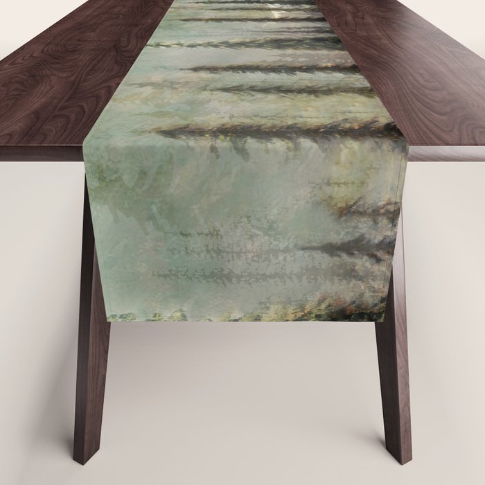 Mountain Black Bear Table Runner Gallery Image 1
