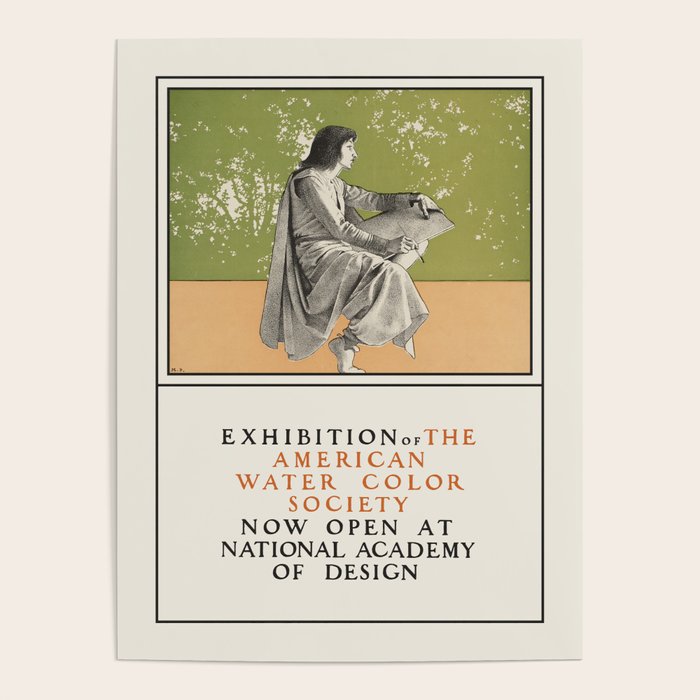 Maxfield Parrish Art Exhibition Poster, 1920 Poster Gallery Image 1