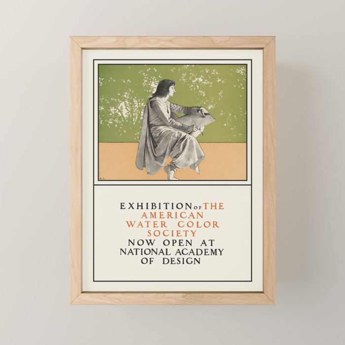 Maxfield Parrish Art Exhibition Poster, 1920 Mini Art Print Gallery Image 1