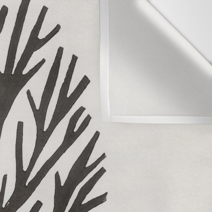 Linocut Tree #3 Wall Tapestry Gallery Image 3