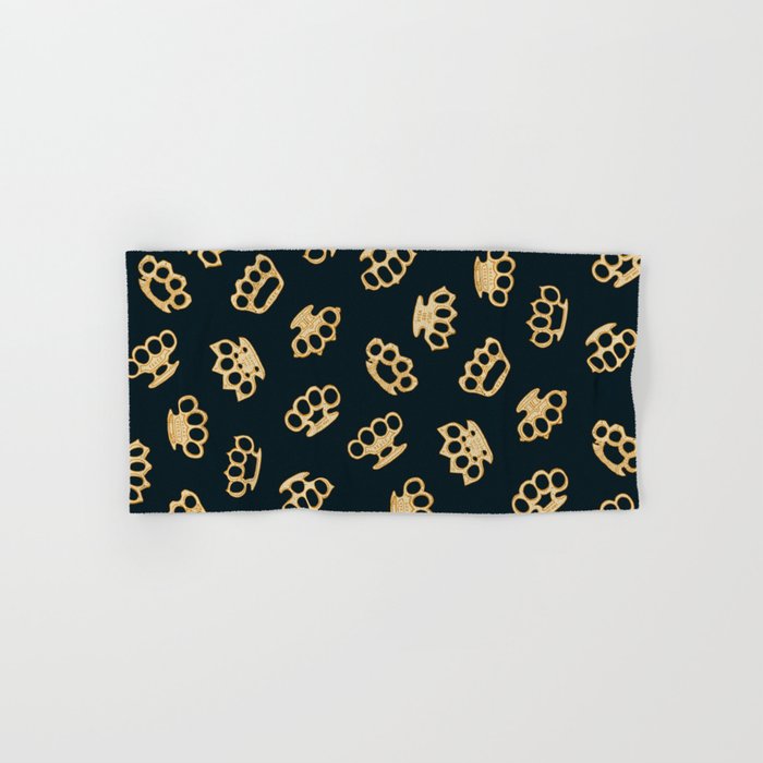Brass Knuckles With Good Thoughts Bath Towel