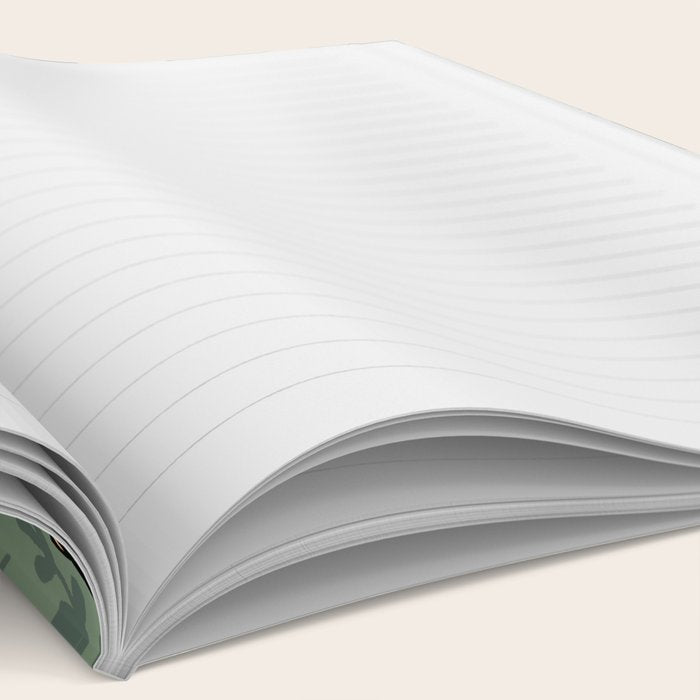 Playful Black And Tan Shiba Inu Pattern Notebook Gallery Image 2