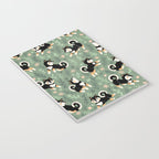 Playful Black And Tan Shiba Inu Pattern Notebook Gallery Image 3