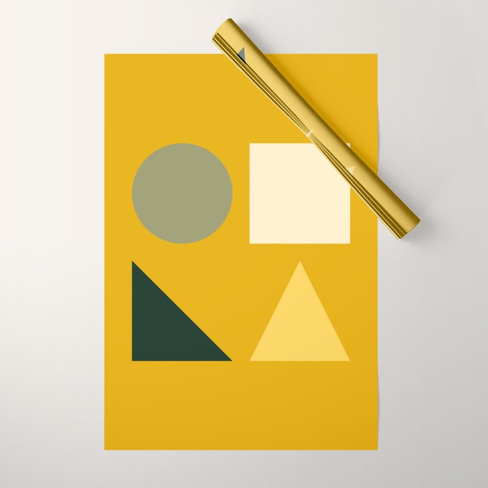 Modern Geometric 80A Wrapping Paper Gallery Image 1