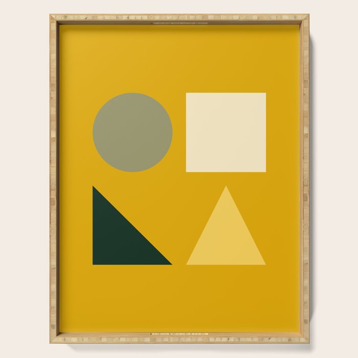 Modern Geometric 80A Serving Tray Gallery Image 1
