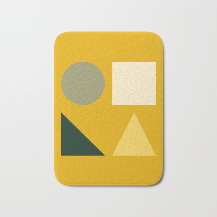 Modern Geometric 80A Bath Mat Gallery Image 1