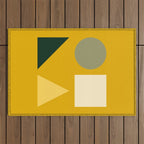 Modern Geometric 80A Outdoor Rug Gallery Image 1