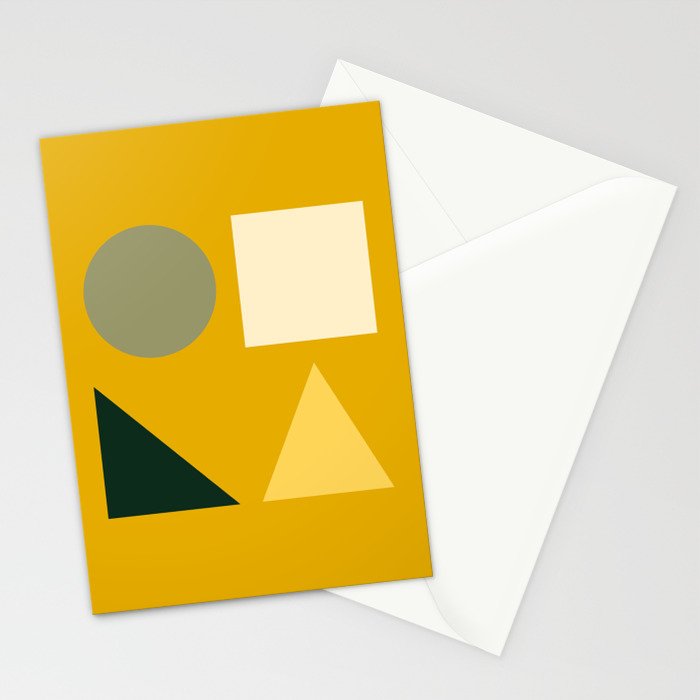 Modern Geometric 80A Stationery Card Gallery Image 2