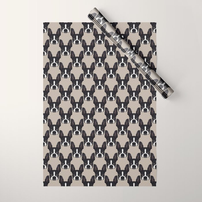 Boston Terrier 2015 Wrapping Paper Gallery Image 1