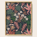 Dark Bohemian Tropical Charm Serving Tray Gallery Image 1