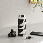 Mid-Century Modern Pattern No.7 - Concrete and Wood Water Bottle Gallery Image 4