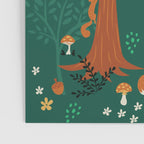Foxes Playing in the Emerald Forest Poster Gallery Image 3