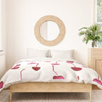 Watercolor Cherries Duvet Cover Gallery Image 3
