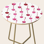 Watercolor Cherries Side Table Gallery Image 2
