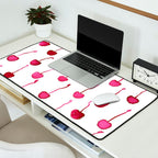 Watercolor Cherries Desk Mat Gallery Image 2