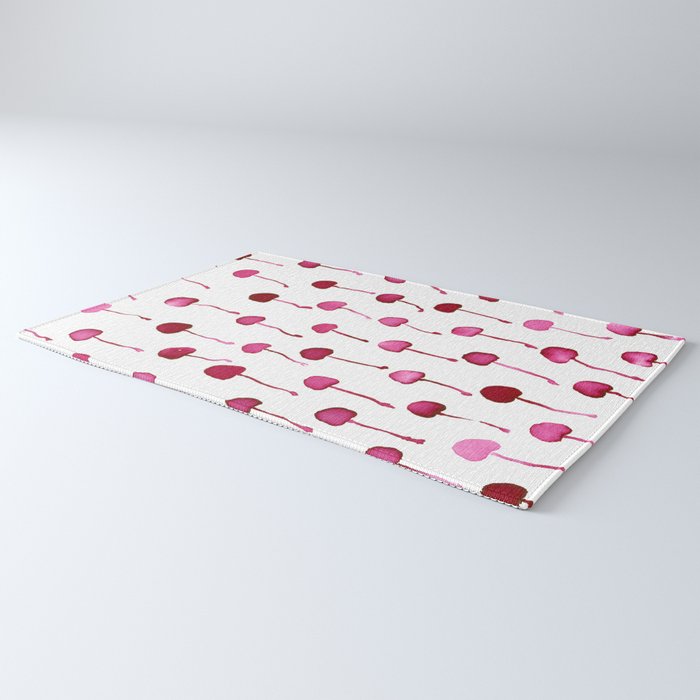 Watercolor Cherries Rug Gallery Image 3
