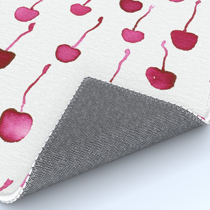 Watercolor Cherries Rug Gallery Image 4