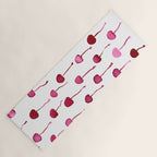 Watercolor Cherries Yoga Mat Gallery Image 1