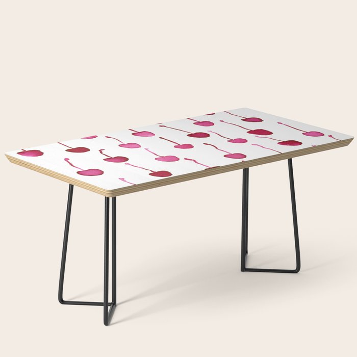 Watercolor Cherries Coffee Table Gallery Image 1