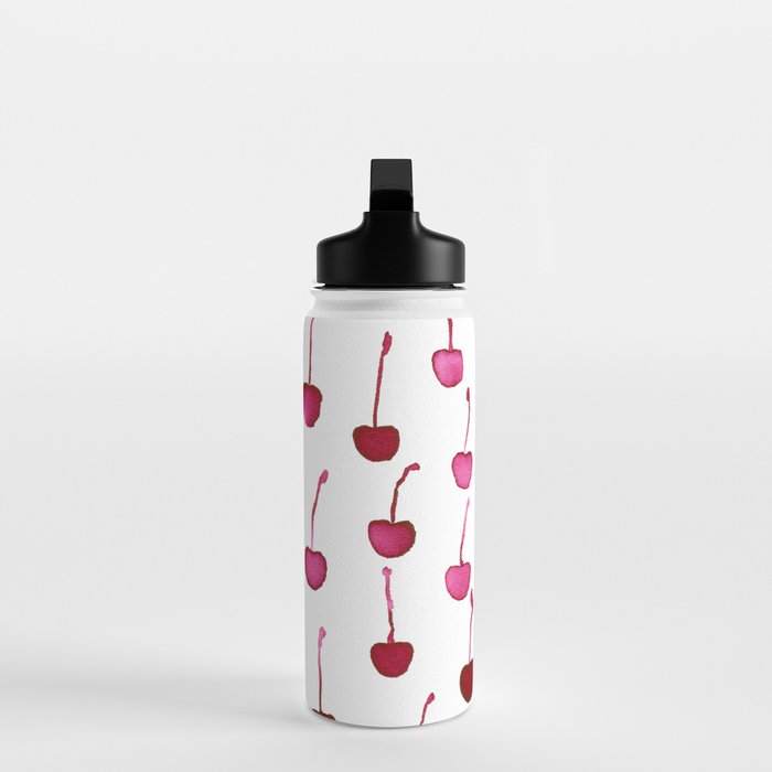 Watercolor Cherries Water Bottle Gallery Image 3