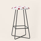 Watercolor Cherries Stool Gallery Image 1