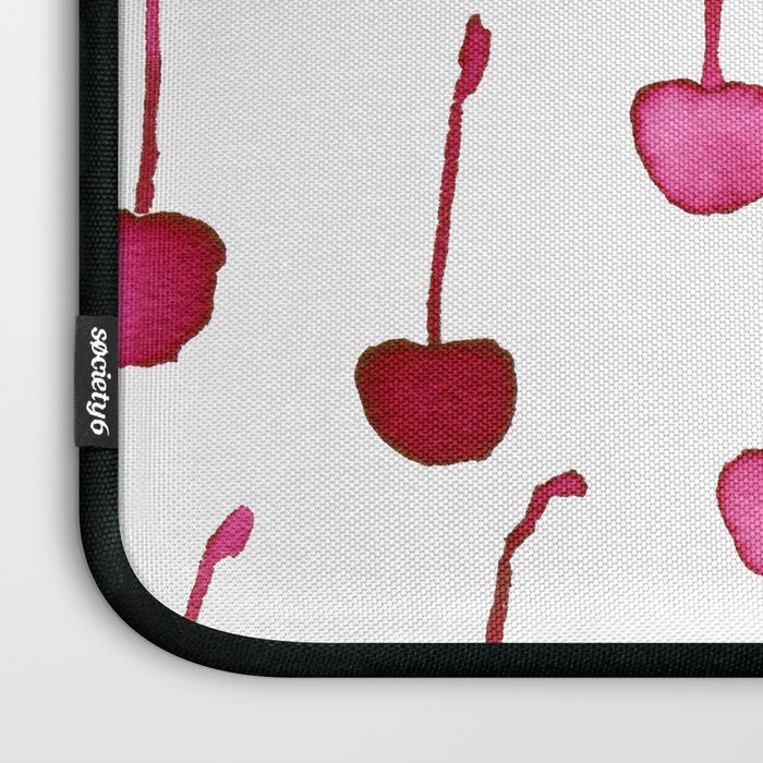 Watercolor Cherries Laptop Sleeve Gallery Image 3