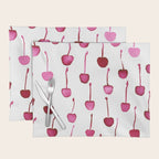 Watercolor Cherries Placemat Gallery Image 1