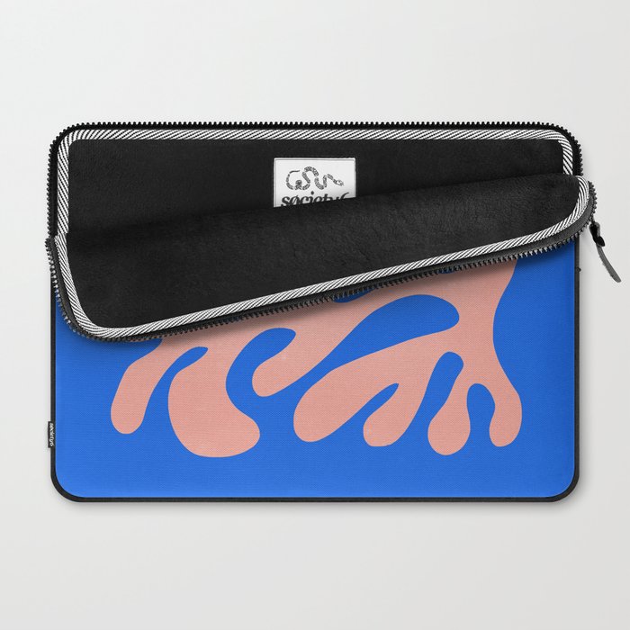 Rose Bud & Azure Blue: Matisse Paper Cutouts 02 Laptop Sleeve Gallery Image 2