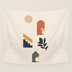 Hide and Seek Corgi Wall Tapestry Gallery Image 4