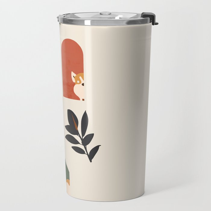 Hide and Seek Corgi Travel Mug Gallery Image 2
