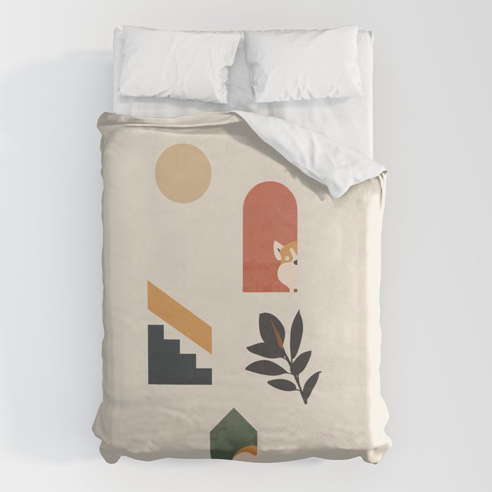 Hide and Seek Corgi Duvet Cover Gallery Image 6