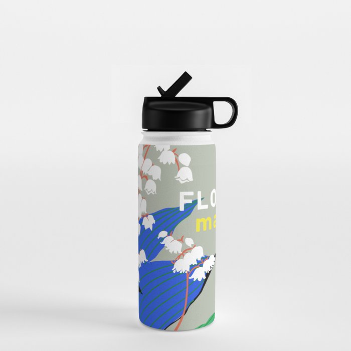 Flower Market New York Water Bottle Gallery Image 1