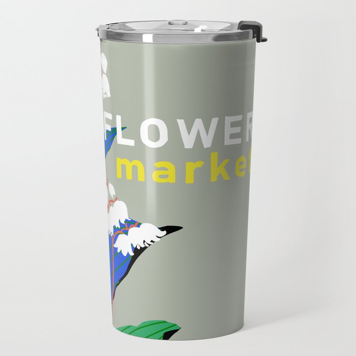 Flower Market New York Travel Mug Gallery Image 2