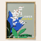Flower Market New York Serving Tray Gallery Image 1