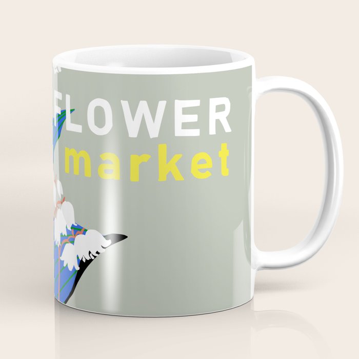 Flower Market New York Coffee Mug Gallery Image 1
