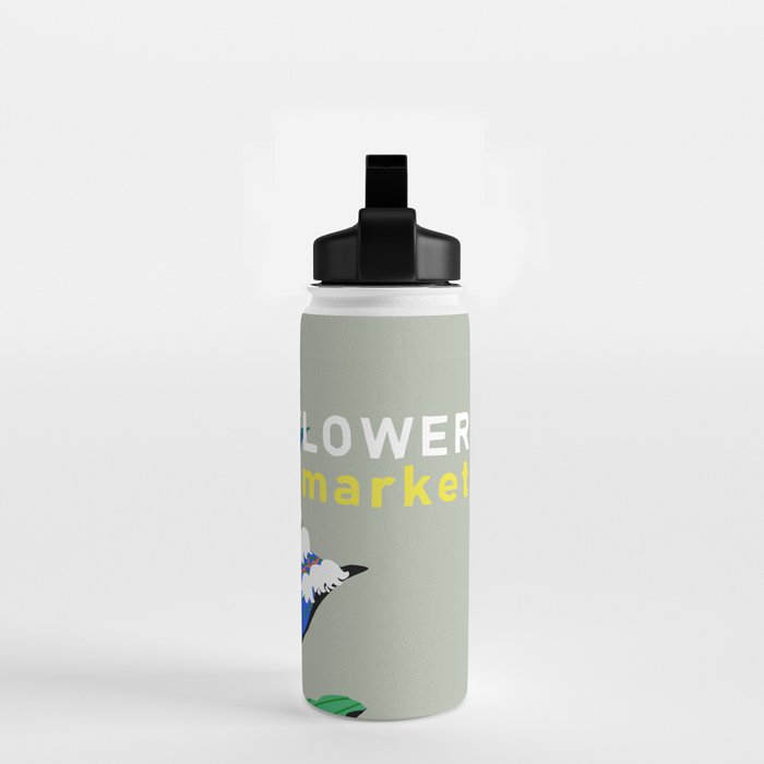 Flower Market New York Water Bottle Gallery Image 2