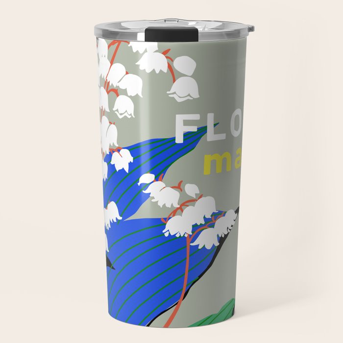 Flower Market New York Travel Mug Gallery Image 1