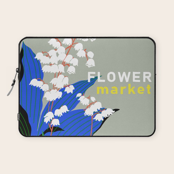 Flower Market New York Laptop Sleeve Gallery Image 1