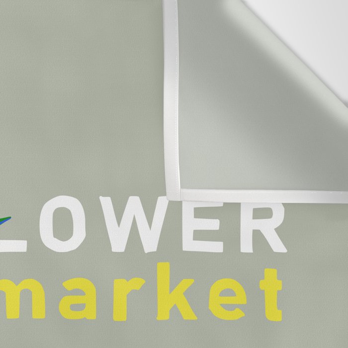 Flower Market New York Wall Tapestry Gallery Image 3