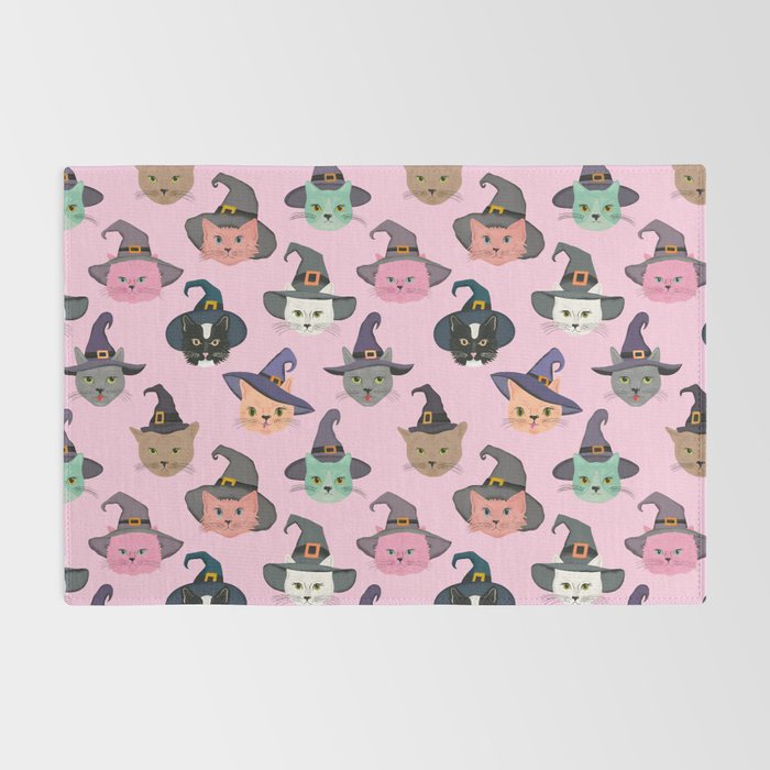 Witchy Kitties - Halloween Cats Rug Gallery Image 2