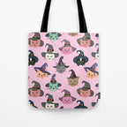 Witchy Kitties - Halloween Cats Tote Bag Gallery Image 1