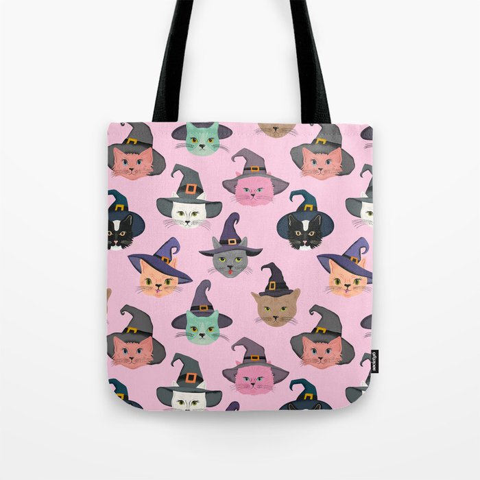 Witchy Kitties - Halloween Cats Tote Bag Gallery Image 1