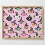 Witchy Kitties - Halloween Cats Serving Tray Gallery Image 1