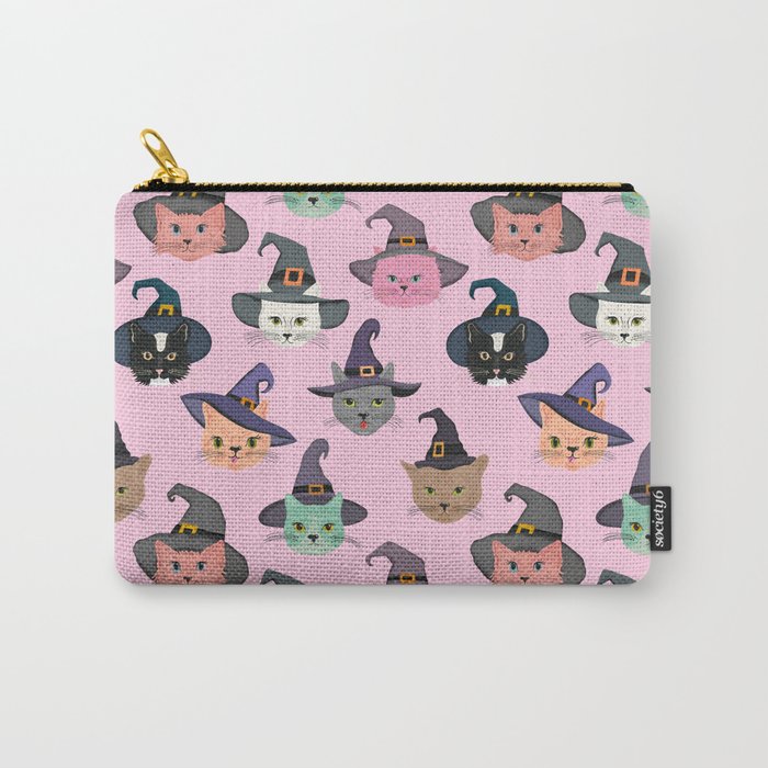 Witchy Kitties - Halloween Cats Carry All Pouch Gallery Image 1