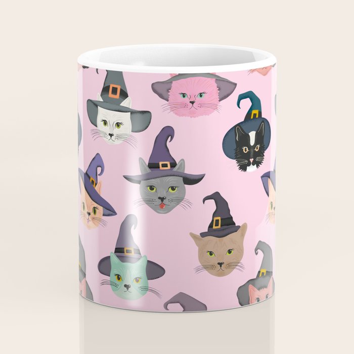 Witchy Kitties - Halloween Cats Coffee Mug Gallery Image 4
