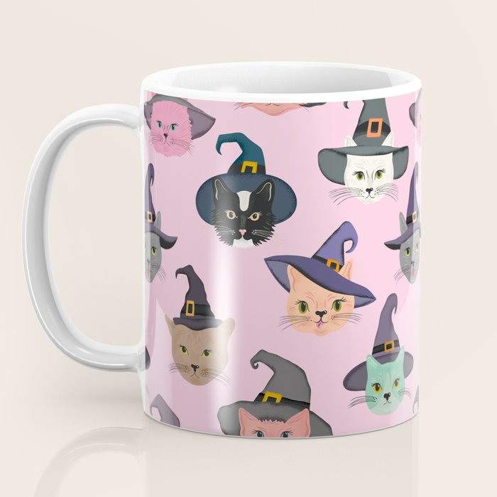 Witchy Kitties - Halloween Cats Coffee Mug Gallery Image 3